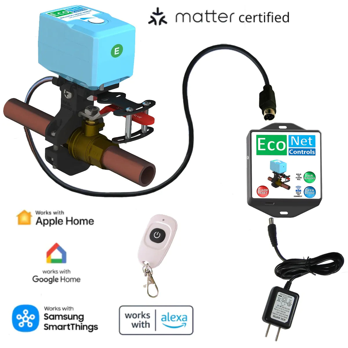 Bulldog Matter over WIFI Starter Kit - Easy Installation, No Plumbing Required, Smart Home Optional