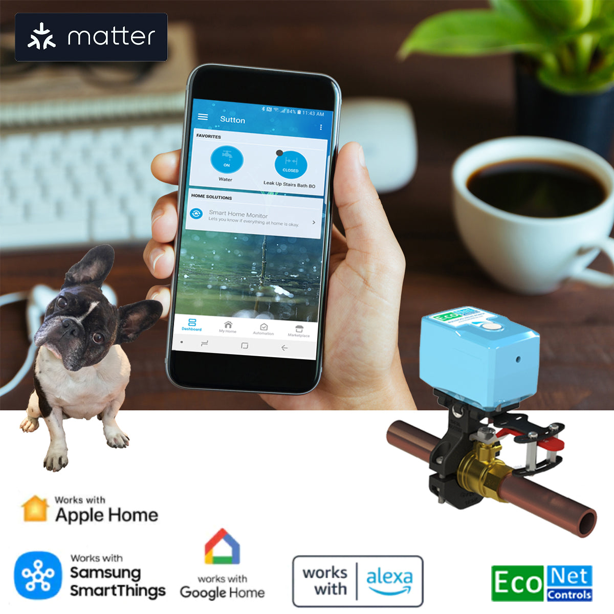 Bulldog Matter over WIFI Starter Kit - Easy Installation, No Plumbing Required, Smart Home Optional | Free Shipping