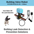 Bulldog Valve Robot EVC200-HC2LXL-EU – Z-Wave Smart Water Valve, No Plumbing Required, Easy Installation for Valves up to 1.5" | Z-Wave Hub/Controller Required