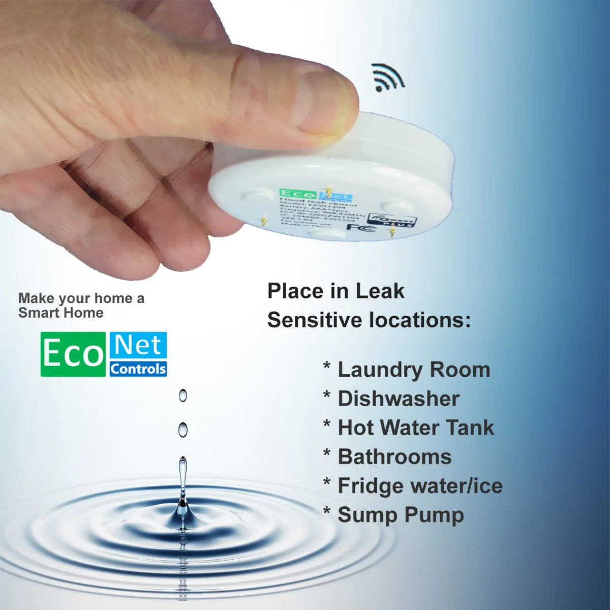 Bulldog-JW ELS100 Leak Sensors, 3-Pack | Compatible with Bulldog-JW Water Shutoff System | Free Shipping
