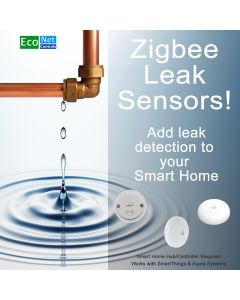 Zigbee Leak Sensors, 3-Pack (Compatible with SmartThings, Aqara)